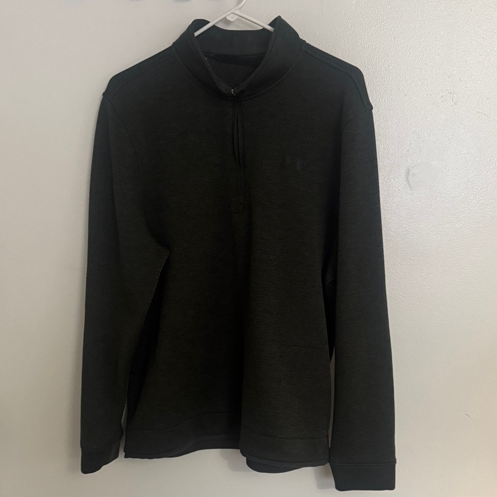 Under Armour Men's Dark Gray Zip-Up Sweater